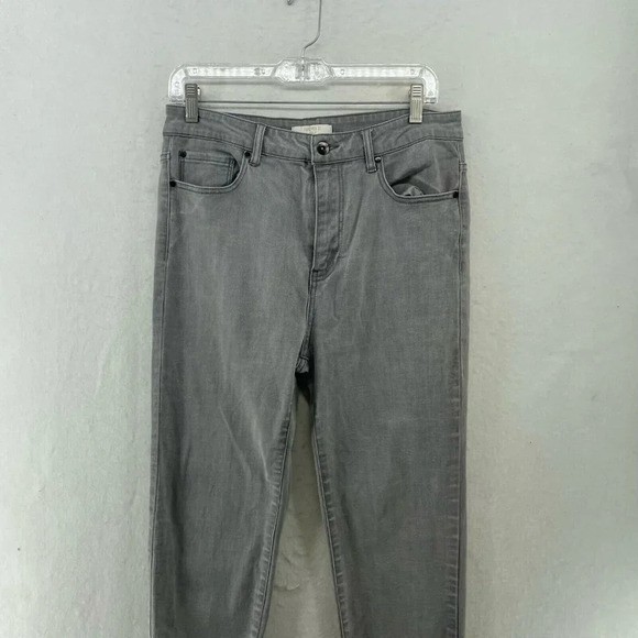 Forever 21 Jeans Women's Sz 30 Gray Regular Fit Skinny High-Rise Denim - Picture 6 of 11